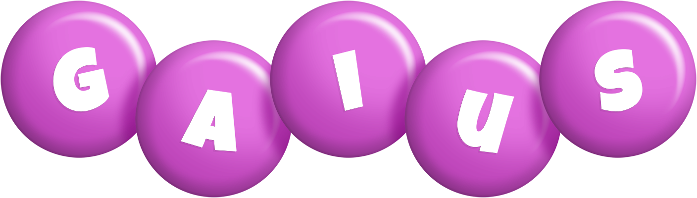 Gaius candy-purple logo