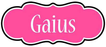 Gaius invitation logo