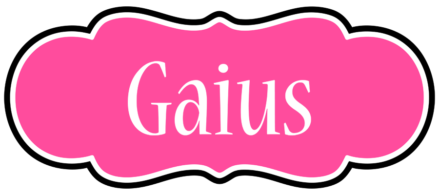 Gaius invitation logo