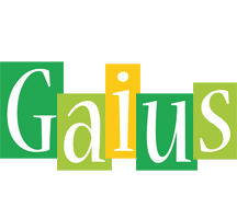 Gaius lemonade logo