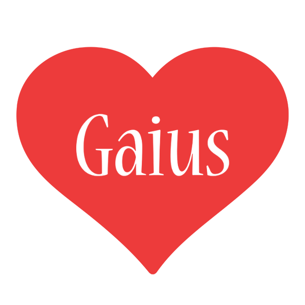 Gaius love logo