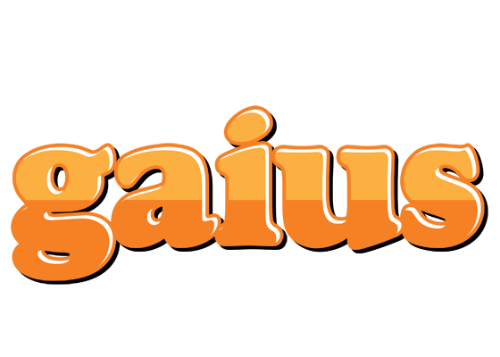 Gaius orange logo