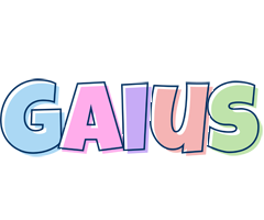 Gaius pastel logo