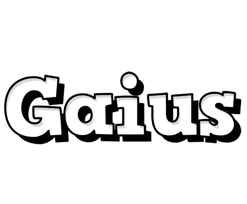 Gaius snowing logo