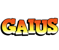 Gaius sunset logo