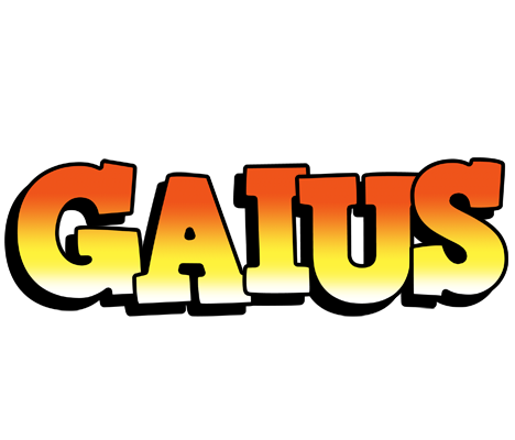 Gaius sunset logo