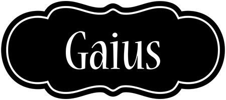 Gaius welcome logo