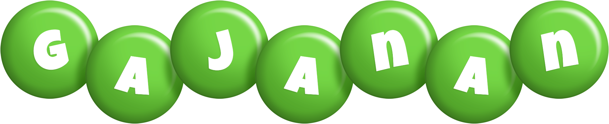 Gajanan candy-green logo
