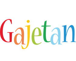 Gajetan birthday logo