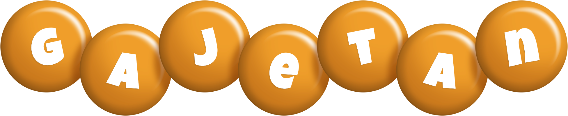 Gajetan candy-orange logo