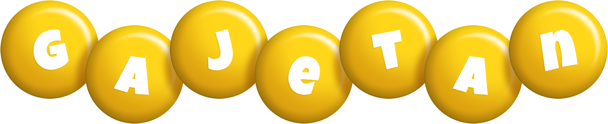 Gajetan candy-yellow logo