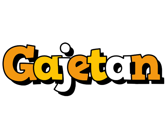 Gajetan cartoon logo