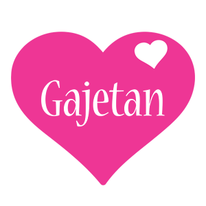 Gajetan love-heart logo