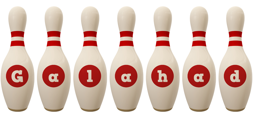 Galahad bowling-pin logo