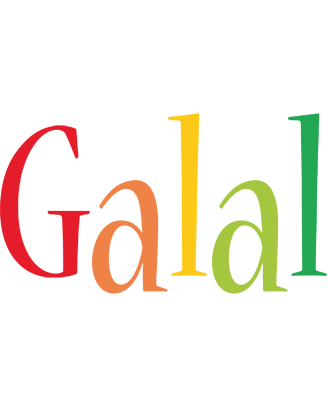 Galal birthday logo