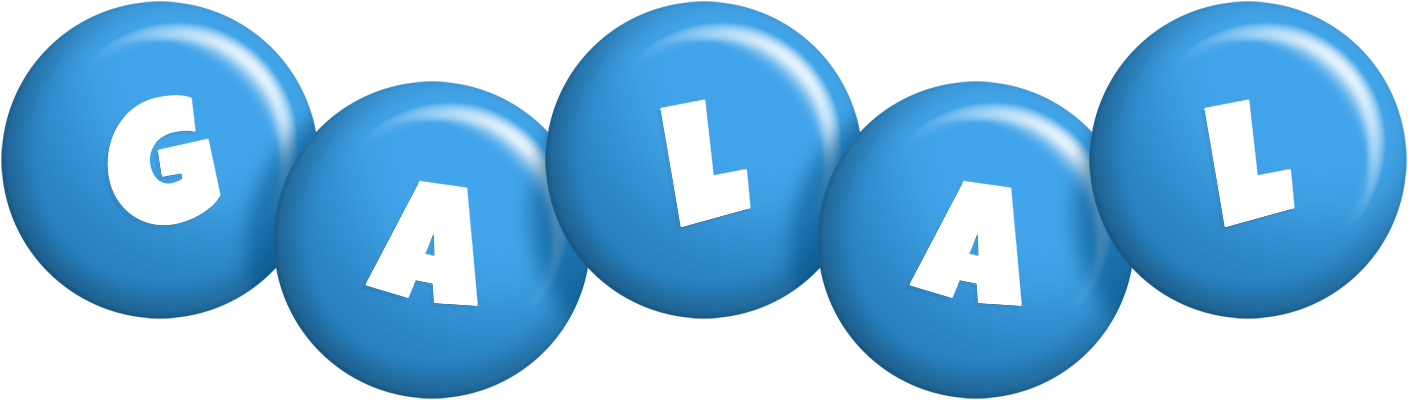 Galal candy-blue logo