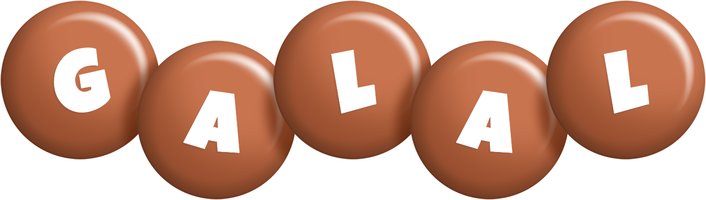 Galal candy-brown logo