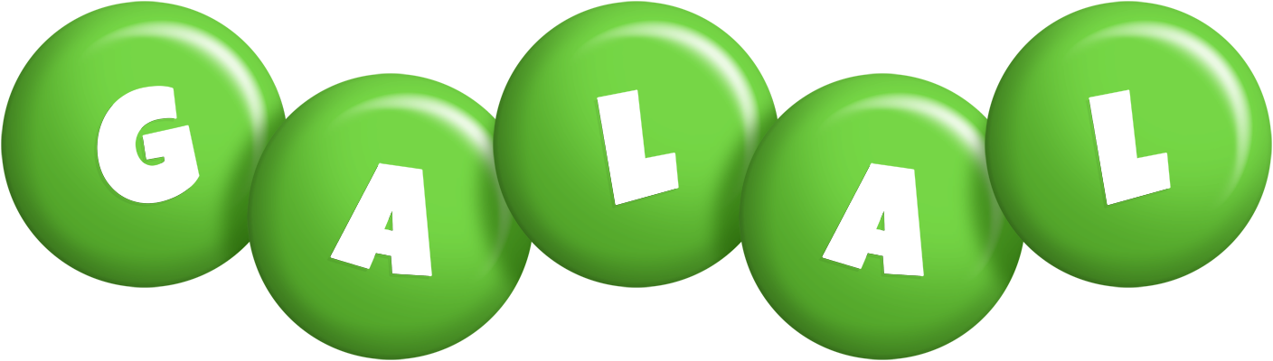 Galal candy-green logo