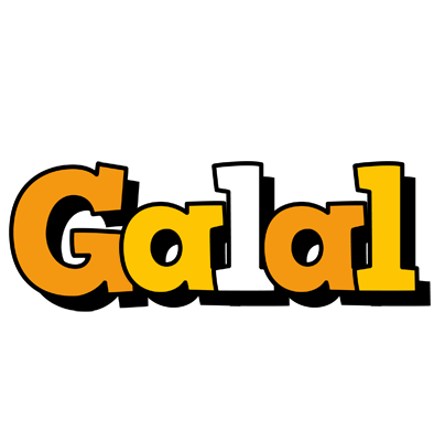 Galal cartoon logo