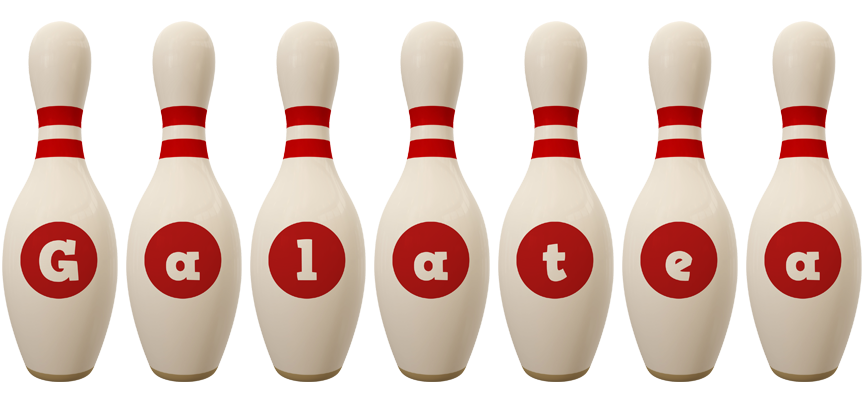 Galatea bowling-pin logo