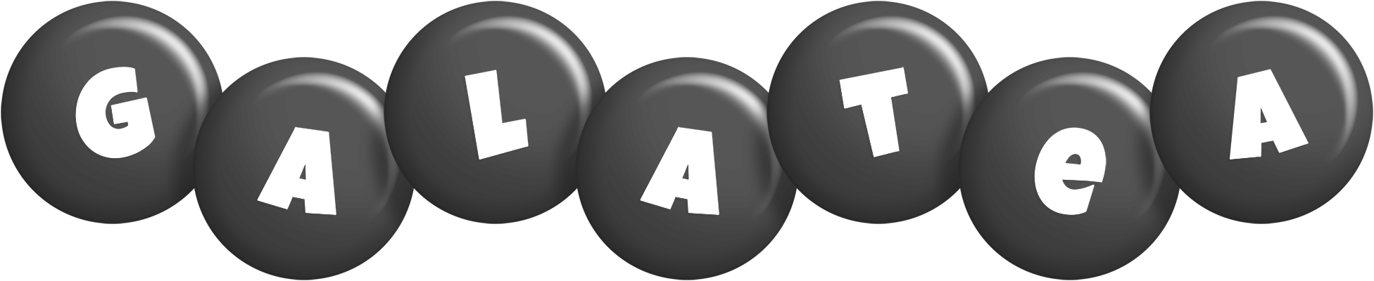 Galatea candy-black logo