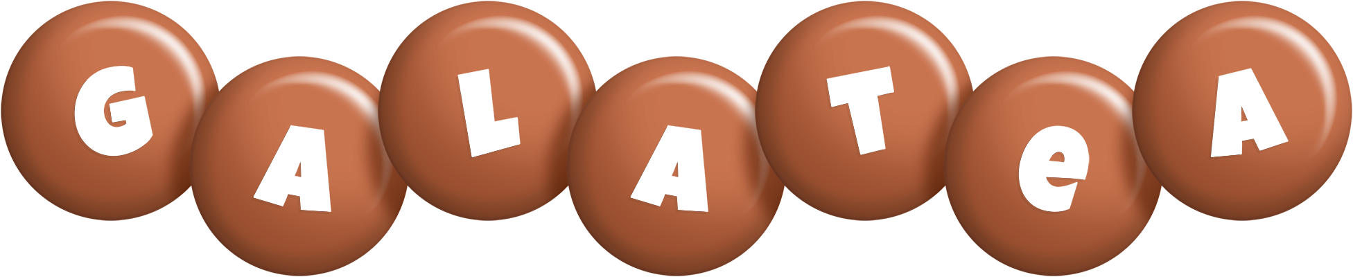Galatea candy-brown logo