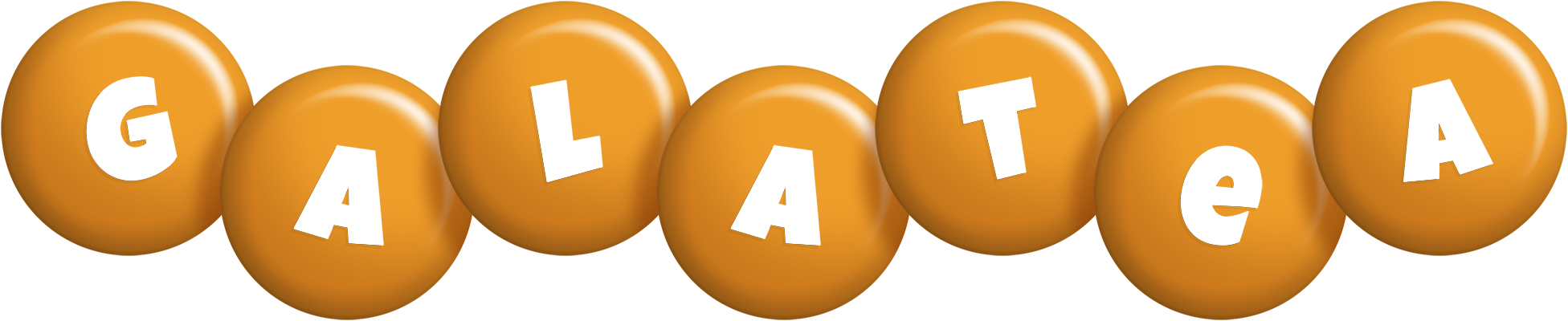 Galatea candy-orange logo
