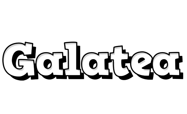 Galatea snowing logo