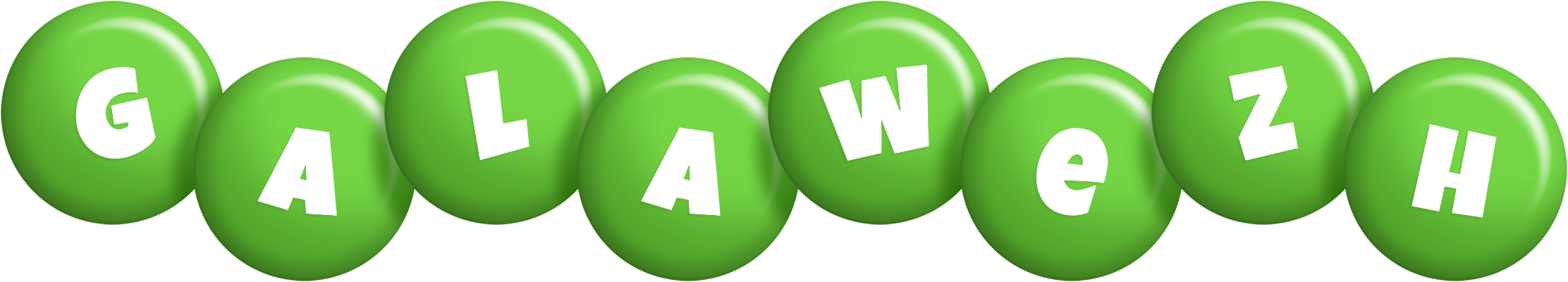 Galawezh candy-green logo