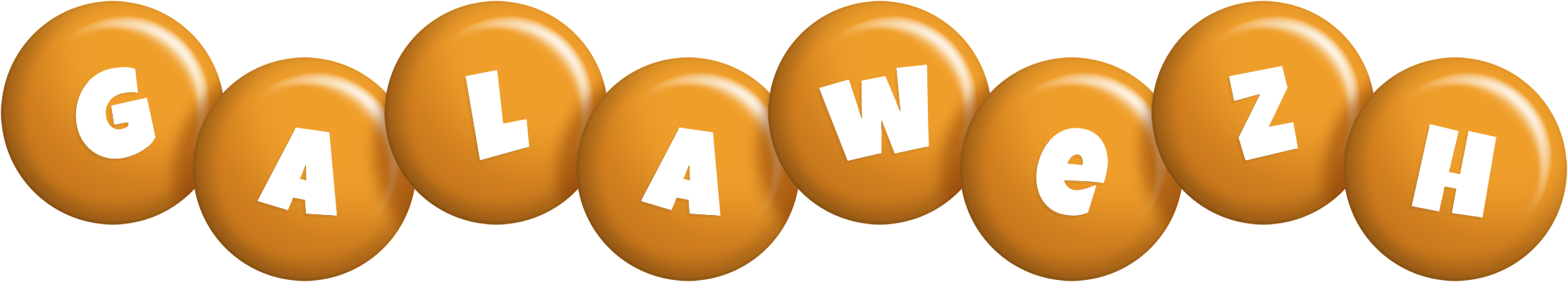 Galawezh candy-orange logo
