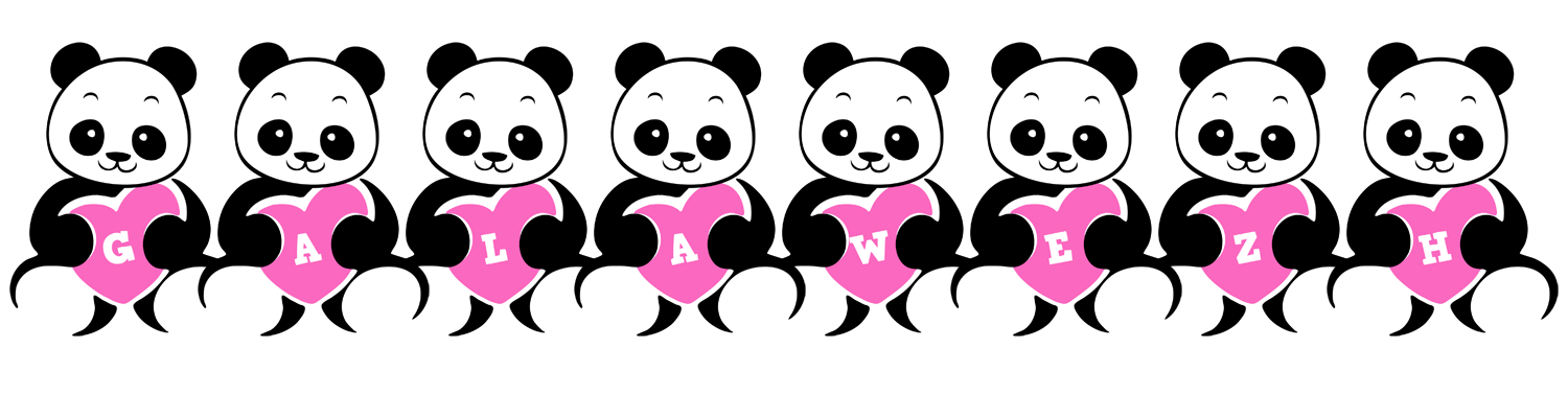 Galawezh love-panda logo