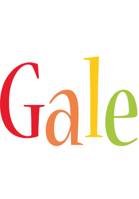 Gale birthday logo