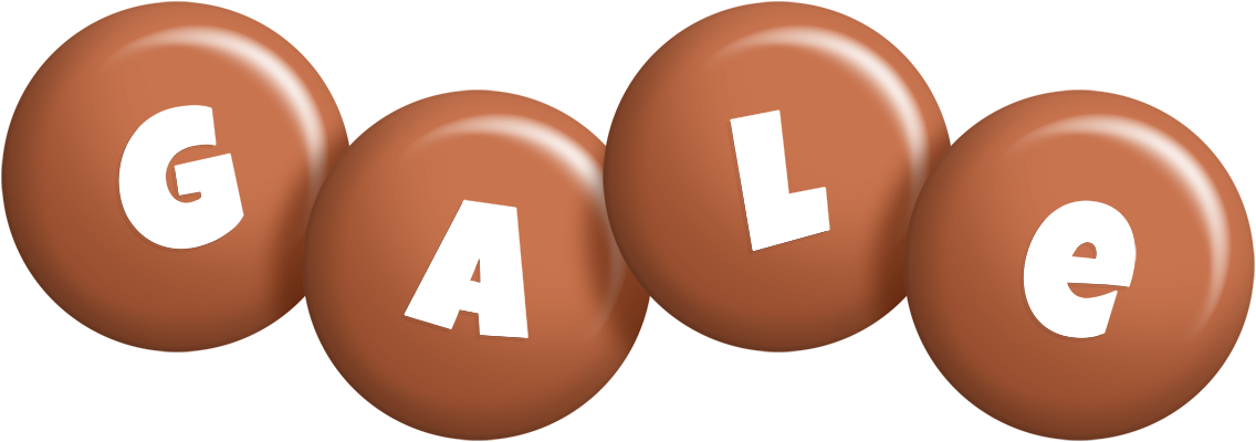 Gale candy-brown logo
