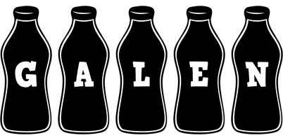 Galen bottle logo