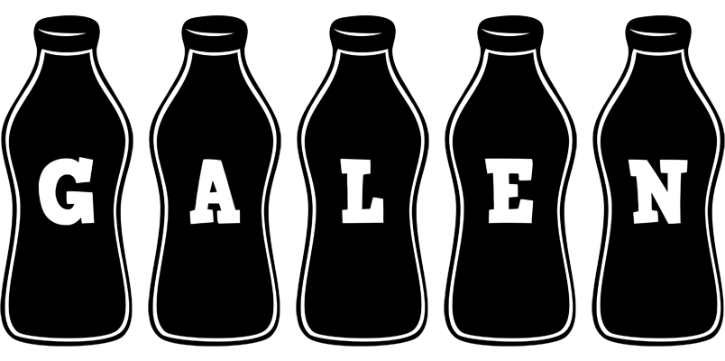 Galen bottle logo