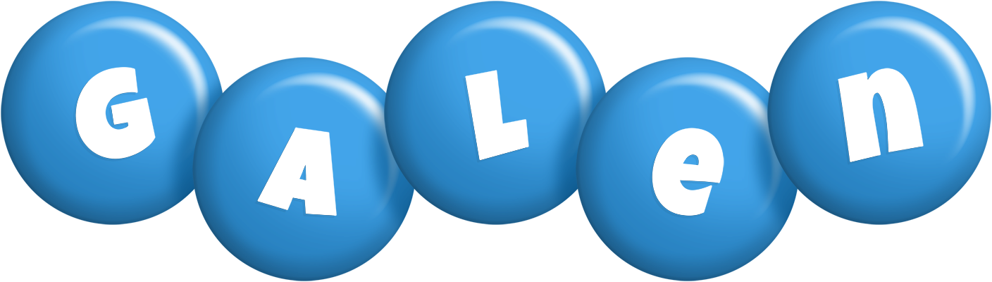 Galen candy-blue logo