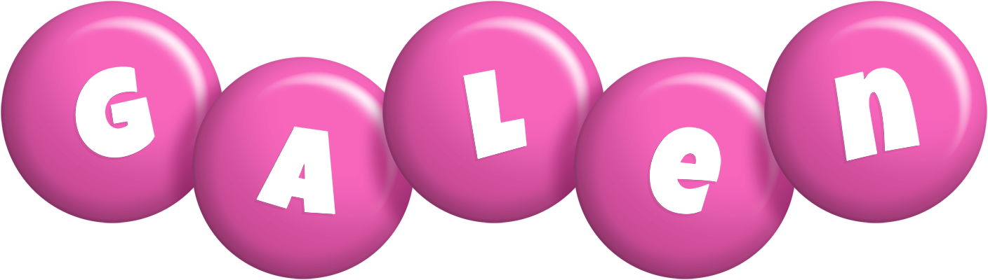Galen candy-pink logo