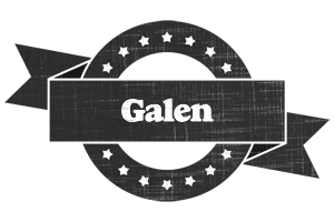 Galen grunge logo