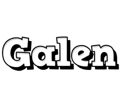 Galen snowing logo