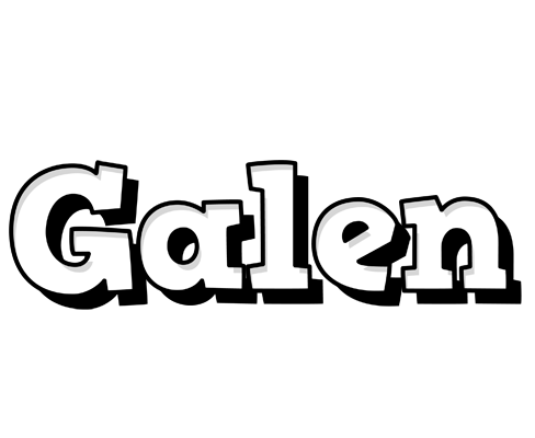 Galen snowing logo
