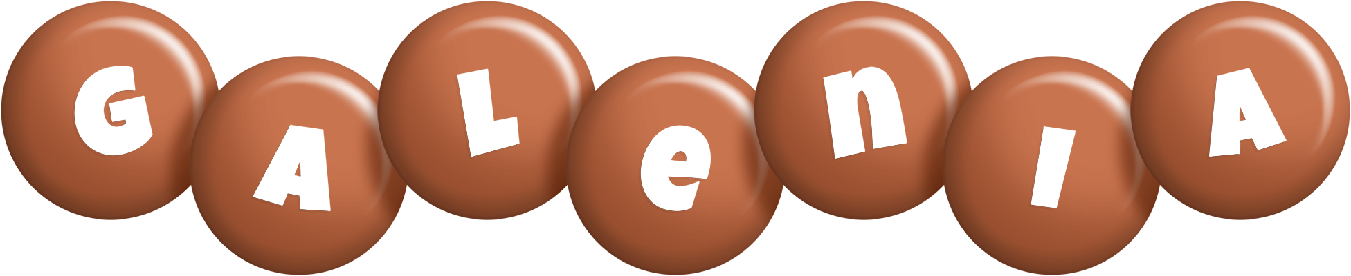 Galenia candy-brown logo