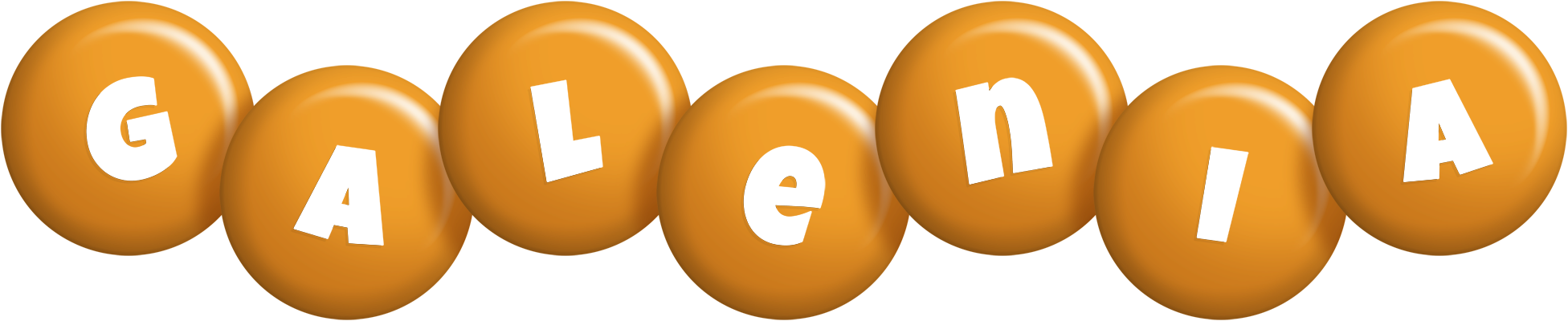 Galenia candy-orange logo
