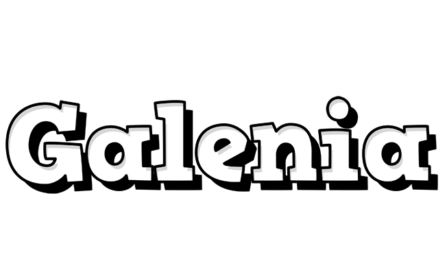 Galenia snowing logo