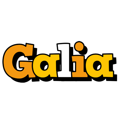 Galia cartoon logo
