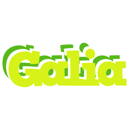 Galia citrus logo