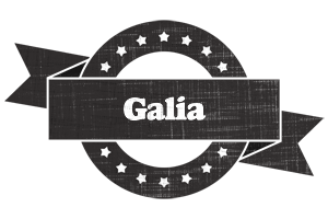 Galia grunge logo