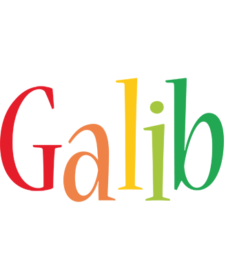 Galib birthday logo