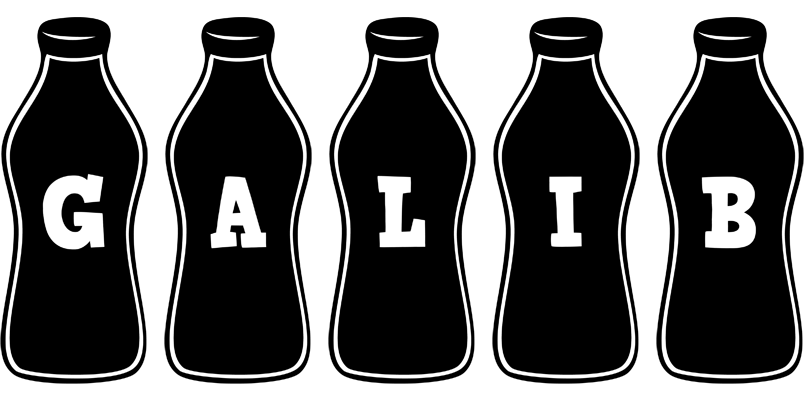 Galib bottle logo