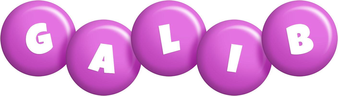 Galib candy-purple logo
