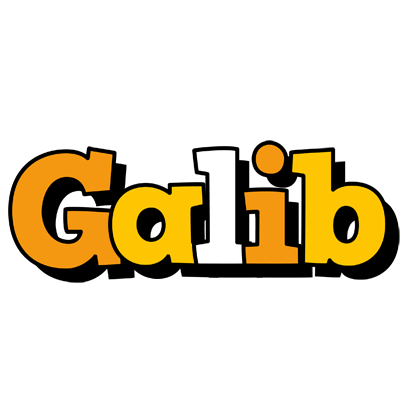 Galib cartoon logo